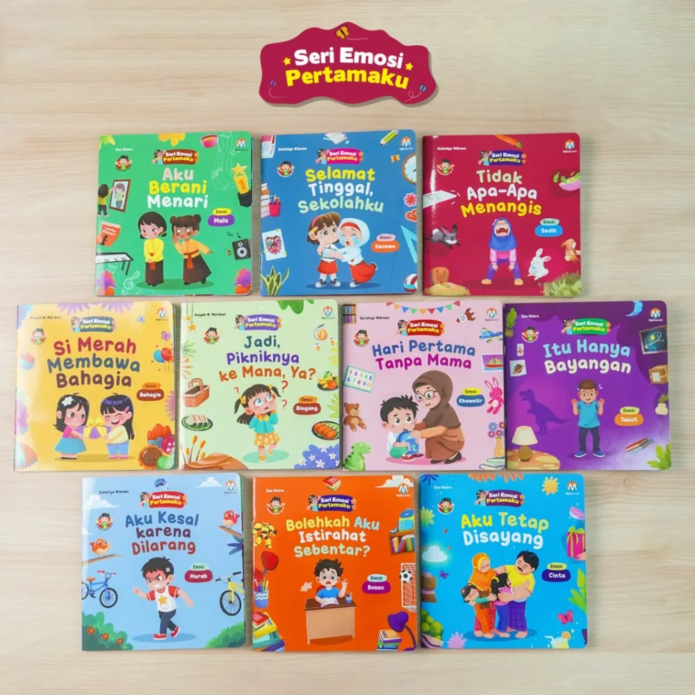 Buku Anak Seri Emosi Pertamaku (1 Set Isi 10 Buku) | Visi Mandiri